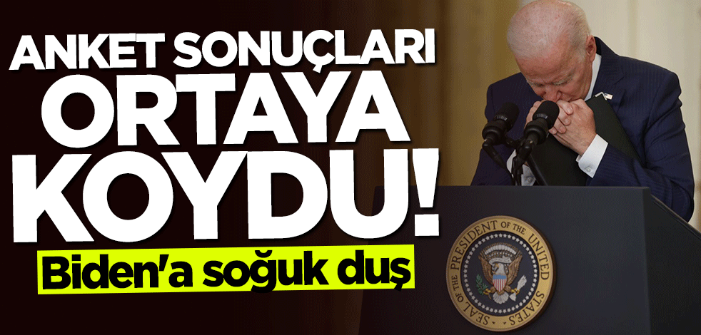 Biden'a soğuk duş! Anket sonuçları ortaya koydu