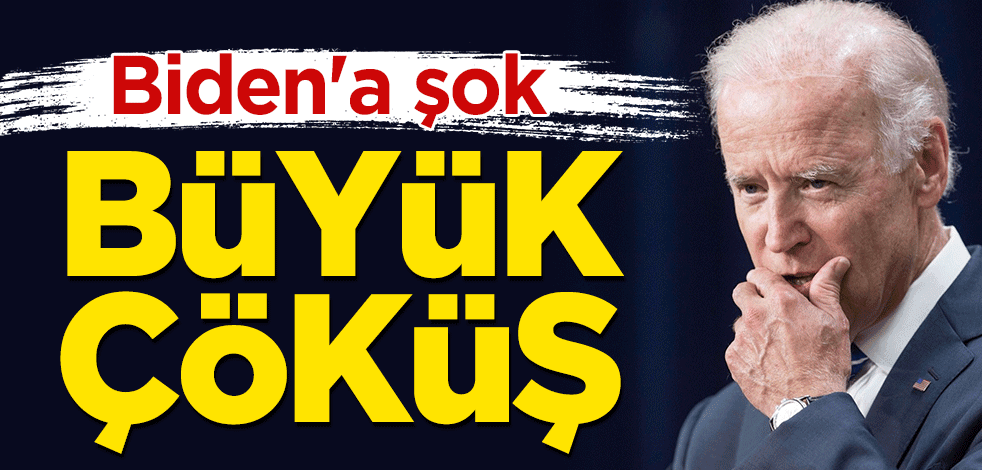 Biden'a şok! Büyük çöküş
