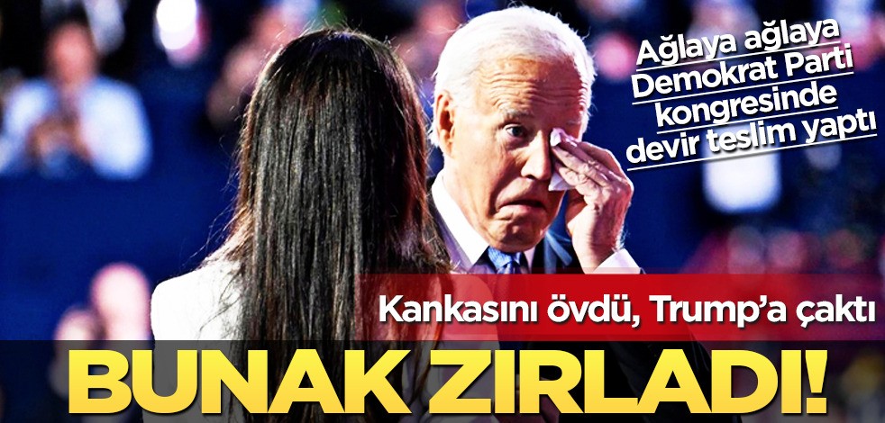 Biden’dan gözü yaşlı veda! Kankasını yine gündeme getirdi... Harris’i övdü