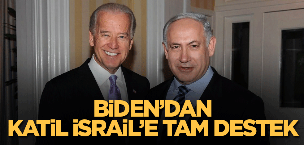 Biden’dan katil İsrail’e tam destek