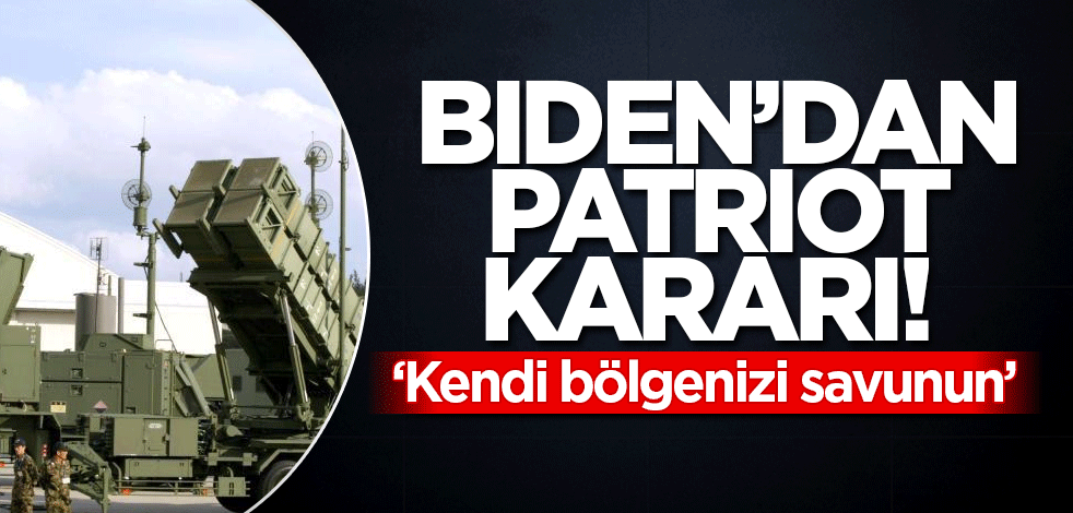 Biden’dan patriot kararı! ‘Kendi bölgenizi savunun’