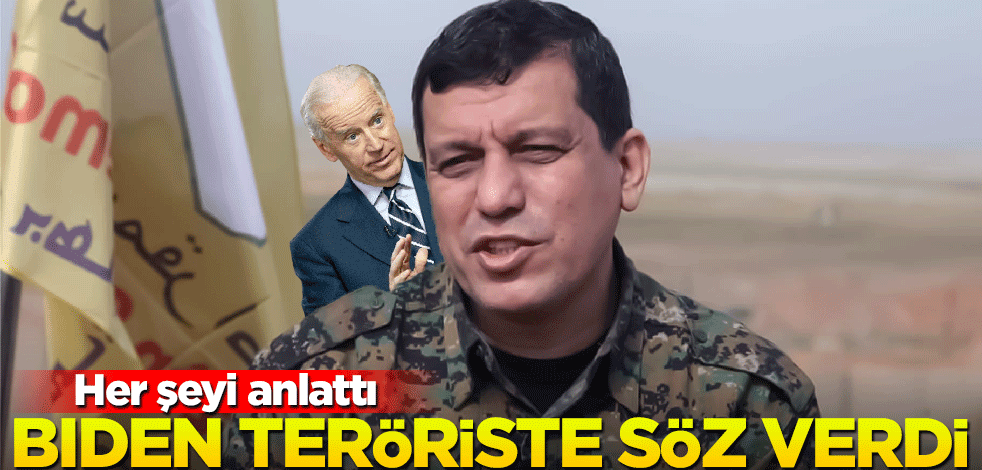 Biden'dan teröristbaşına söz! Her şeyi anlattı