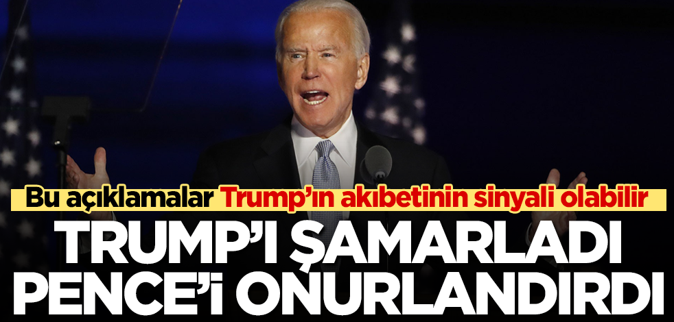 Biden'dan Trump'ın yemin törenine gelmemesine yorum