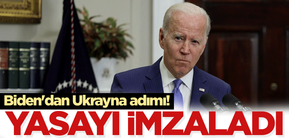 Biden'dan Ukrayna adımı! Yasayı imzaladı