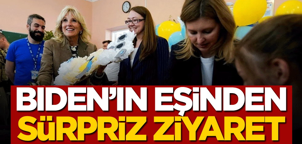 Biden'ın eşinden sürpriz ziyaret
