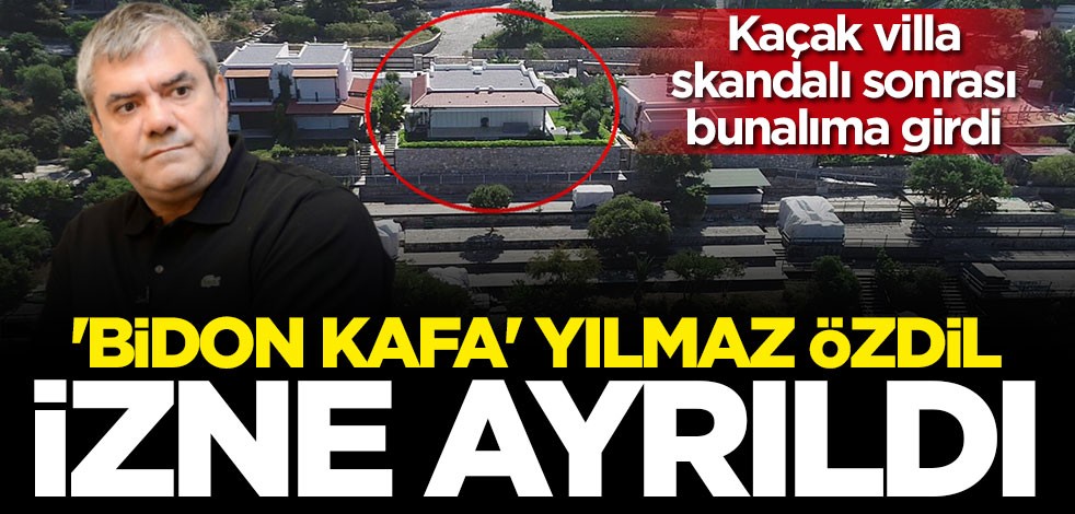 "Bidon kafa" Yılmaz Özdil kaçak villa skandalı sonrası bunalıma girip izne çıktı