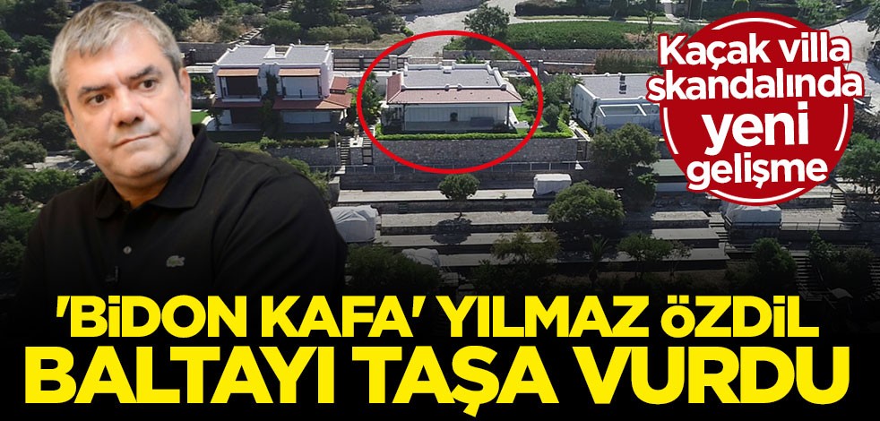 "Bidon kafa" Yılmaz Özdil'in kaçak villası hakkında yeni gelişme: Suç duyurusunda bulunuldu