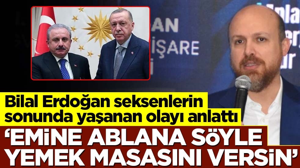 Bilal Erdoğan Mustafa Şentop ile Tayyip Erdoğan arasındaki hikayeyi anlattı: Seksenlerin sonunda…