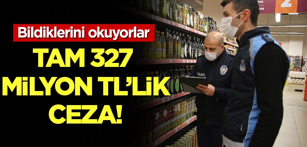 Bildiklerini okuyorlar: Tam 327 milyon TL'lik ceza