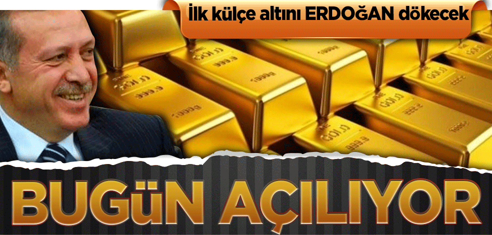 Bilecik'te altın madeni bugün açılıyor