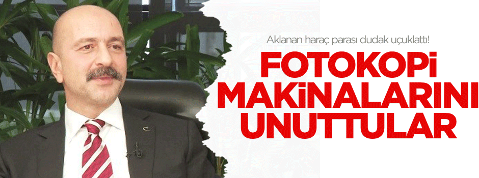 Bilgisayarlar silindi ama fotokopiyi unuttular!