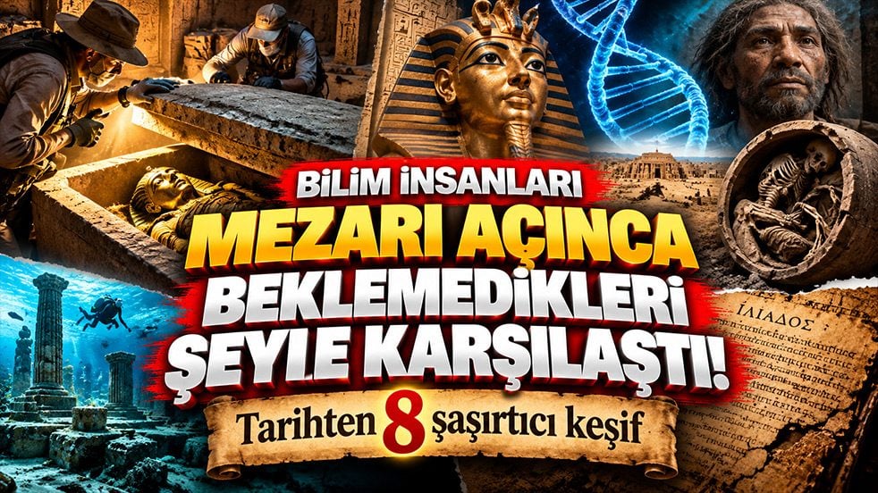 Bilim insanları mezarı açınca beklemedikleri şeyle karşılaştı! Tarihten 8 şaşırtıcı keşif