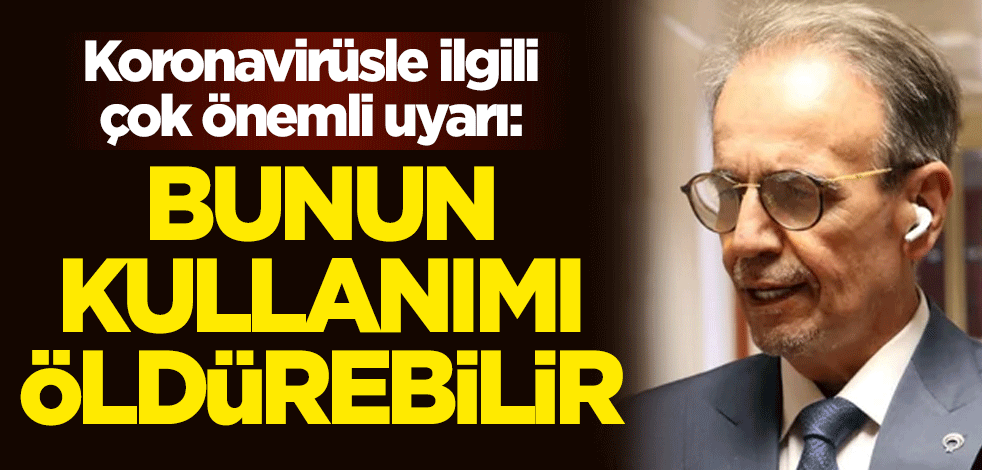 Bilim Kurulu üyesi Mehmet Ceyhan: Koronavirüs tanısı konulmadan aspirin kullanımı öldürebilir