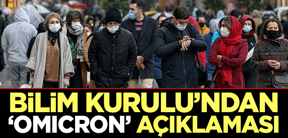 Bilim Kurulu üyesi Tevfik Özlü'den "Omicron" açıklaması