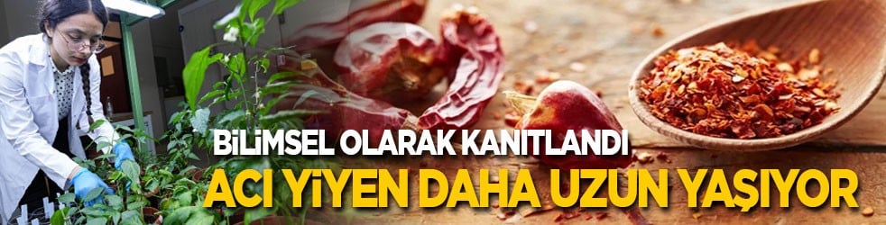 Bilimsel olarak kanıtlandı: Acı yiyen daha uzun yaşıyor