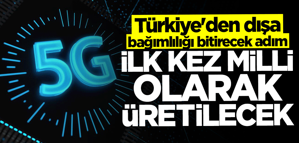 Binali Yıldırım açıkladı: İlk kez milli olarak üretilecek