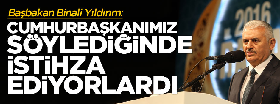 Binali Yıldırım ASKON'da konuştu