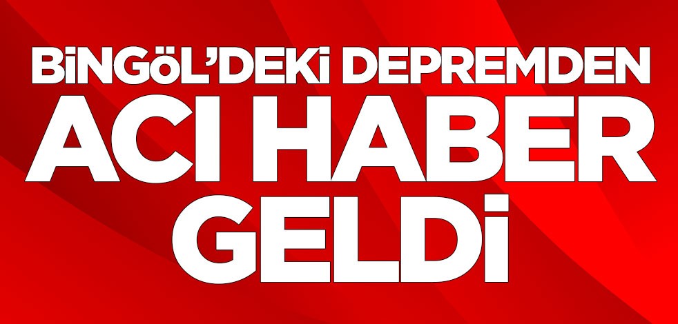 Bingöl'den acı haber! Valilik duyurdu