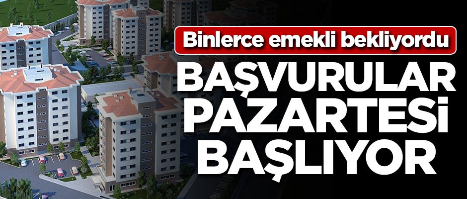 Binlerce emekli bekliyordu! Pazartesi başlıyor