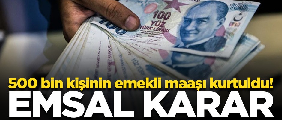 Binlerce emeklinin başına gelebilir... KDK 500 bin kişinin sorununu çözdü!