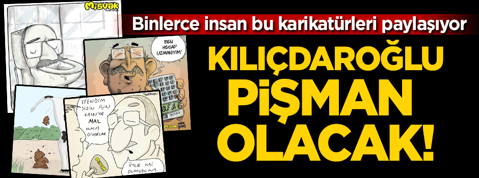 Binlerce insan bu karikatürleri paylaşıyor! Kemal Kılıçdaroğlu pişman olacak