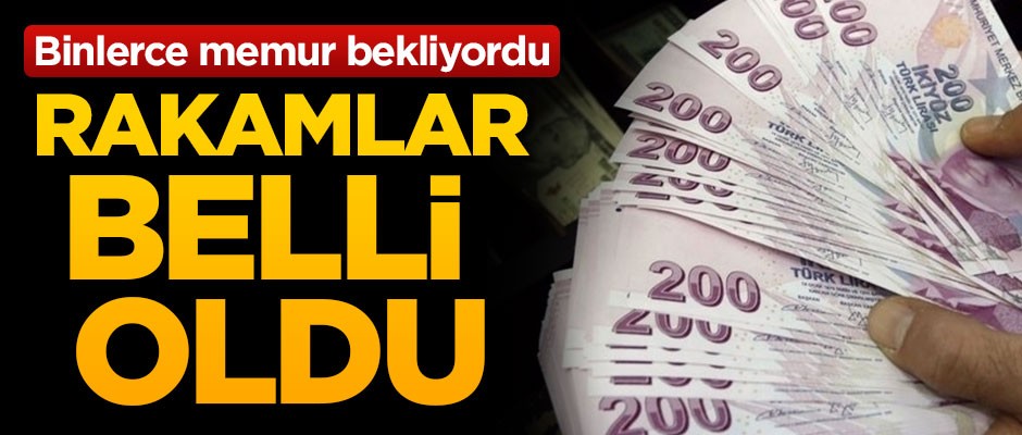 Binlerce memur bekliyordu! Rakamlar belli oldu