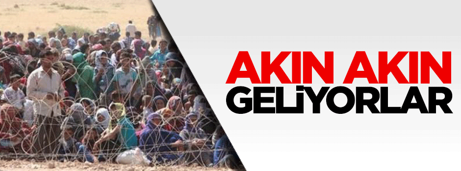 Binlerce Suriyeli sınıra dayandı