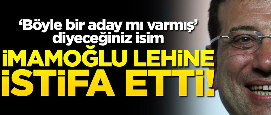 Bir aday daha İmamoğlu lehine çekildi