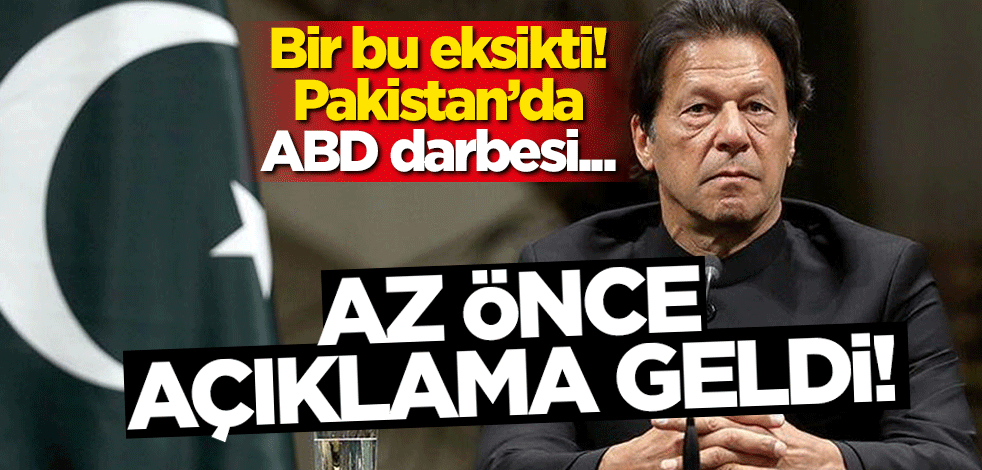 Bir bu eksikti! Pakistan'da ABD darbesi... Az önce açıklama geldi!