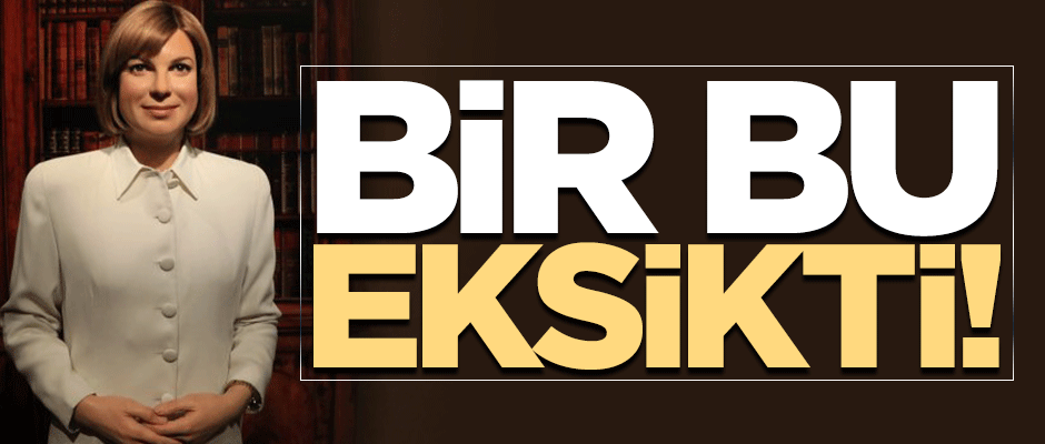 Bir bu eksikti! Tansu Çiller'in de heykelini yaptılar