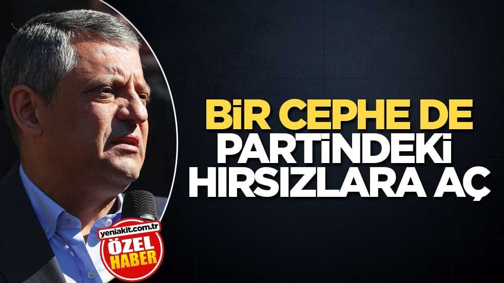 Bir cephe de partindeki hırsızlara aç