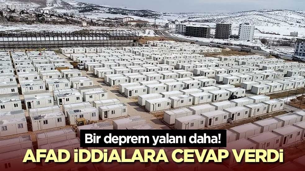 Bir deprem yalanı daha! AFAD iddialara cevap verdi