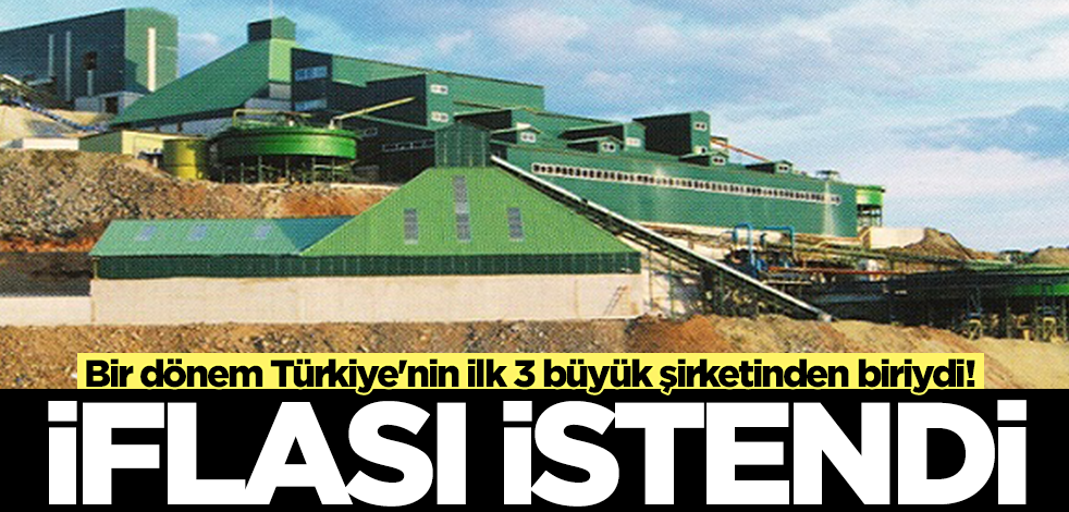 Bir dönem Türkiye'nin ilk 3 büyük şirketinden biriydi! İflası istendi