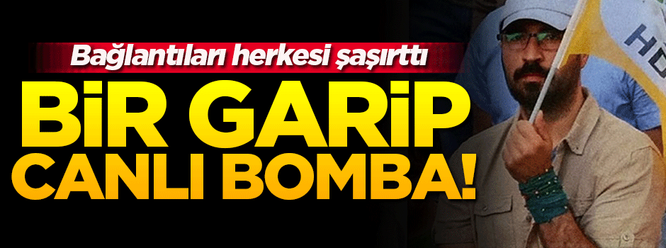 Bir garip canlı bomba!