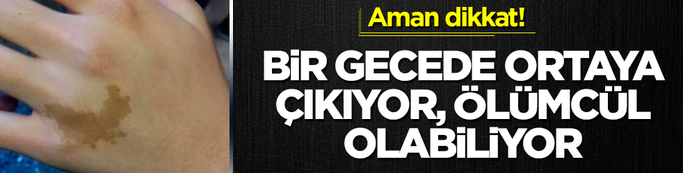 Bir gecede ortaya çıkıyor, ölümcül olabiliyor! Şeytan kınası neyin habercisi?