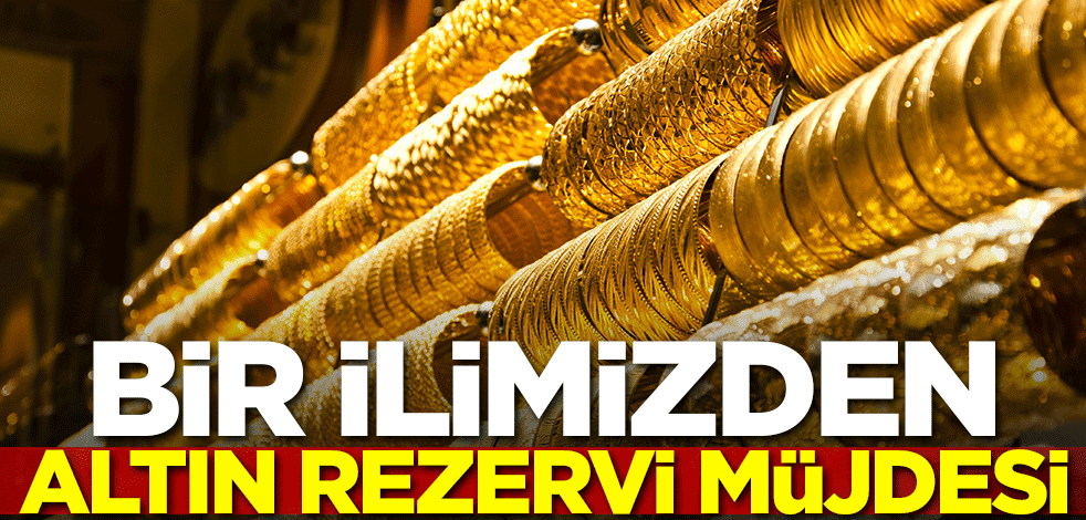 Bir ilimizden altın rezervi müjdesi!