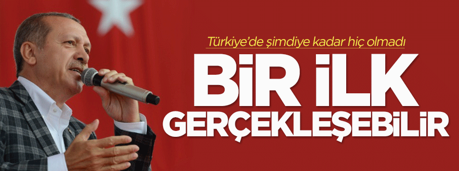Bir ilk gerçekleşebilir