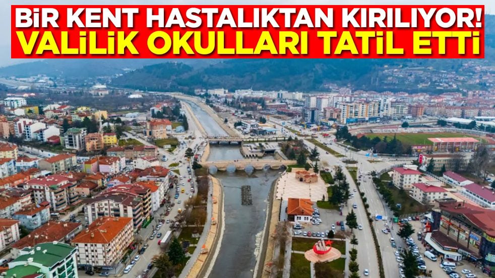 Bir kent hastalıktan kırılıyor: Valilik okulları tatil etti