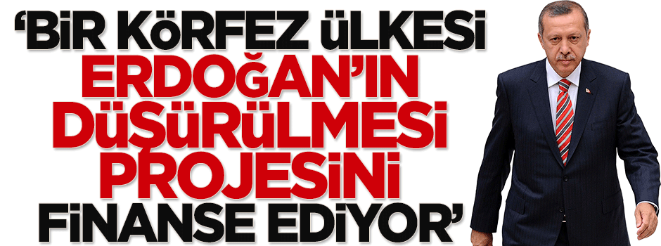  "Bir Körfez ülkesi İran ve Rusya'nın desteğiyle Erdoğan'ın düşürülmesi projesini finanse ediyor''