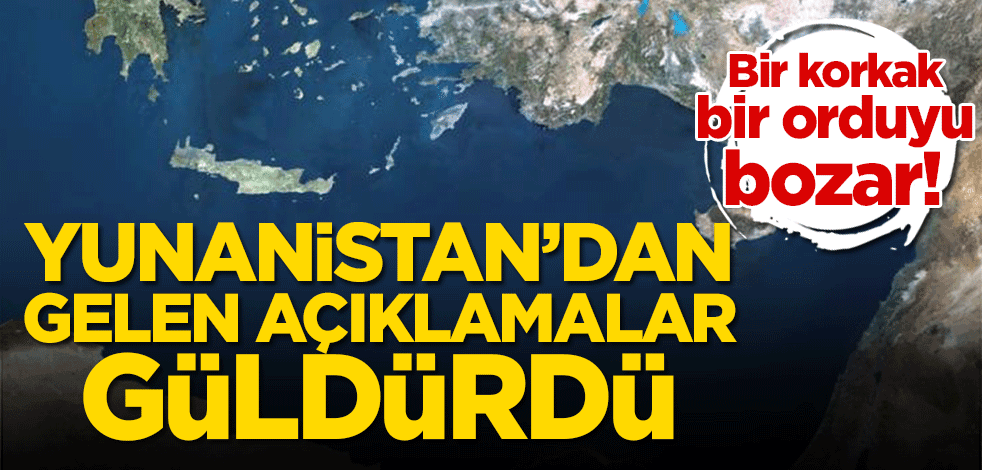 Bir korkak bir orduyu bozar! Yunanistan’dan gelen açıklamalar güldürdü