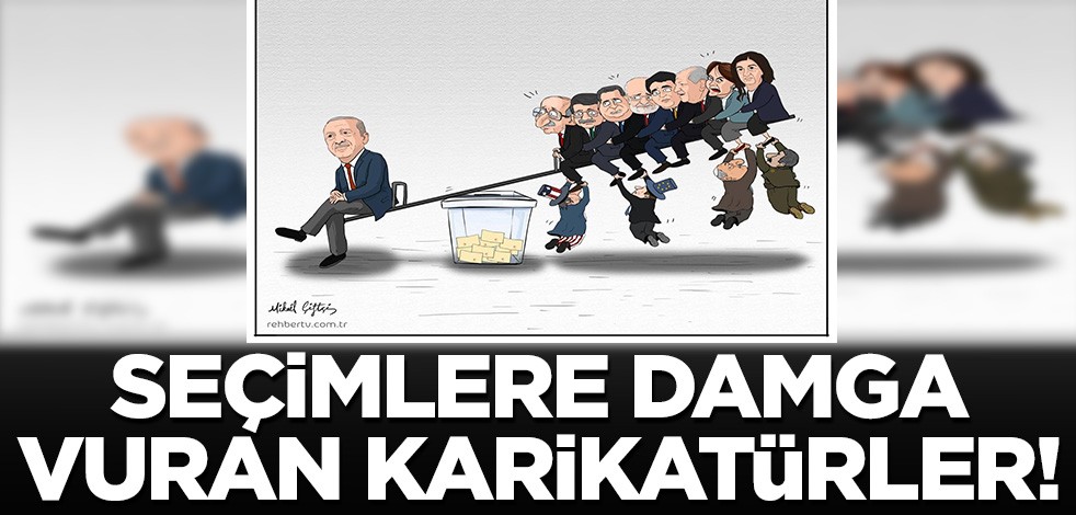 Bir seçim zaferinin ardından! Sosyal medya bu karikatürlerle çalkalanıyor...