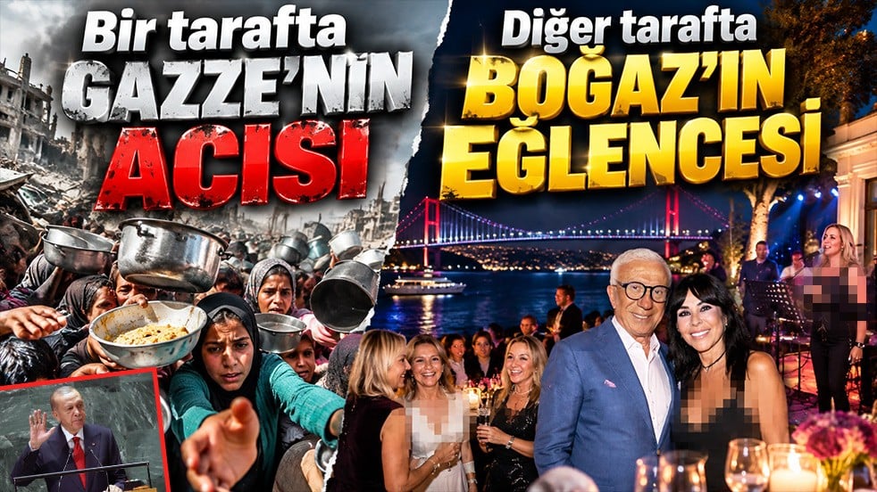 Bir tarafta Gazze'nin acısı, diğer tarafta Boğaz'ın eğlencesi