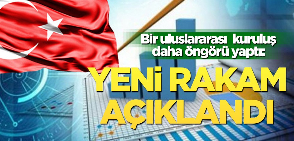 Bir uluslararası kuruluş daha öngörü yaptı! Yeni rakam açıklandı