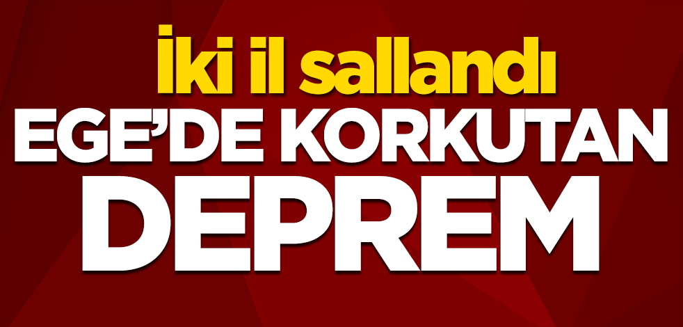 Biraz önce yaşandı! İzmir'de korkutan deprem