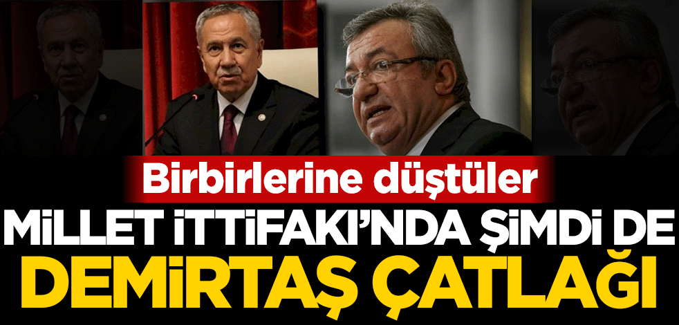 Birbirlerine düştüler! Millet İttifakı'nda şimdi de Demirtaş çatlağı