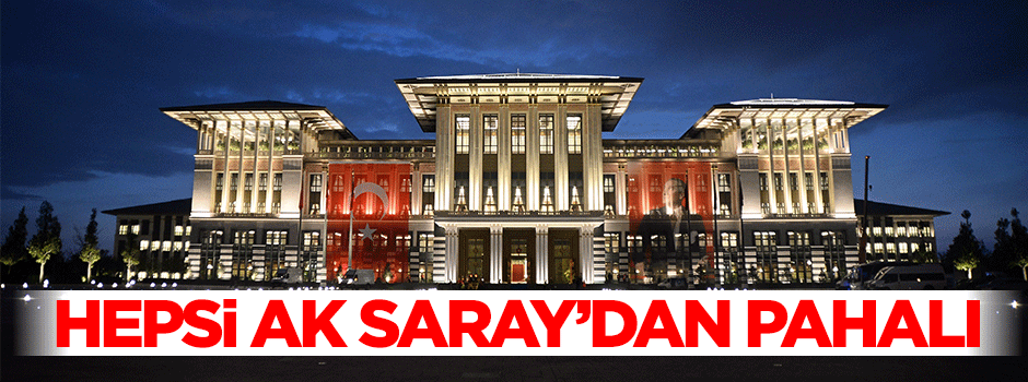 Birçok AVM ve Plazanın maliyeti AK Saray'dan yüksek