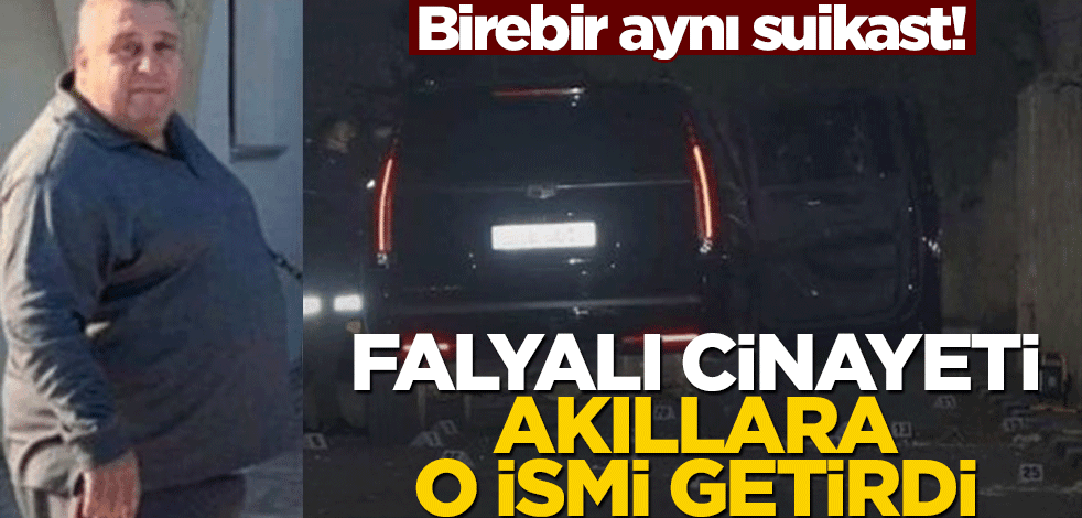Birebir aynı suikast! Halil Falyalı cinayeti akıllara o ismi getirdi