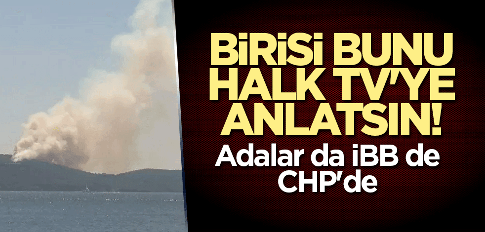 Birisi bunu Halk Tv'ye anlatsın! Adalar da İBB de CHP'de