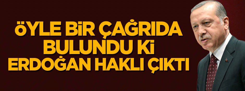Birleşmiş Milletler'den Cumhurbaşkanı Erdoğan'ı haklı çıkaran çağrı