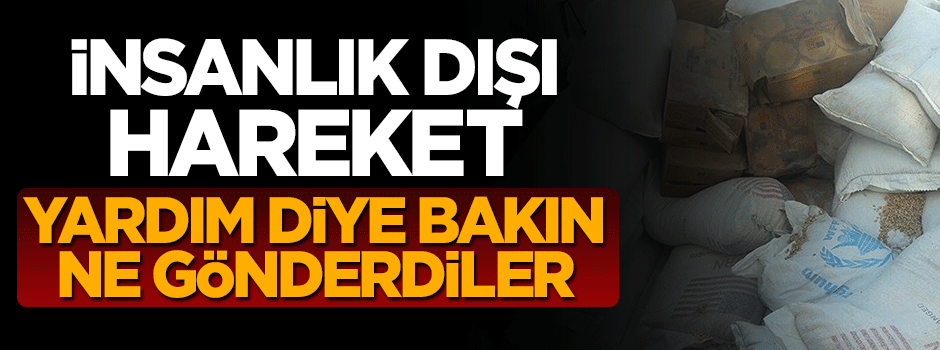 Birleşmiş Milletler'den insanlık dışı hareket!